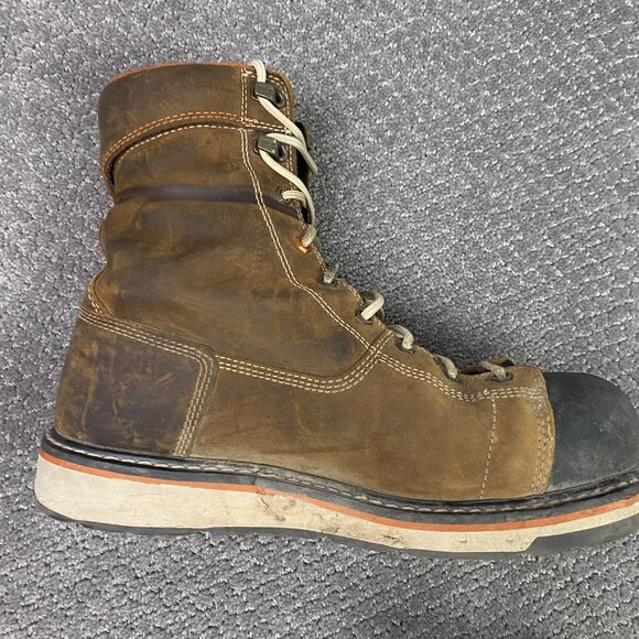 Timberland PRO Men's Alloy Toe Gridworks Waterproof 8" Work Boots Size 11W - Picture 12 of 16